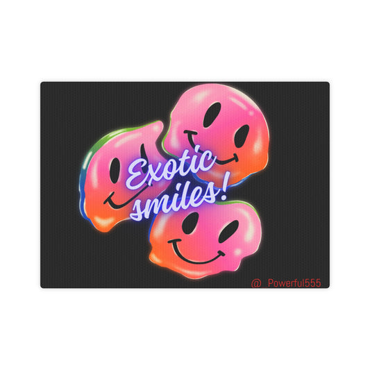 Digital 'Exotic Smiles!' Design | Fun Wall Art