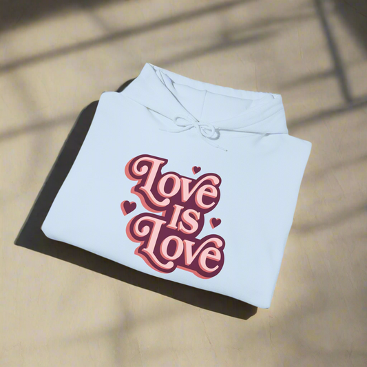 Unisex Love is Love Hoodie – Celebrate Equality and Togetherness